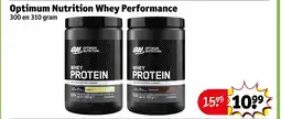 Kruidvat Optimum Nutrition Whey Performance aanbieding