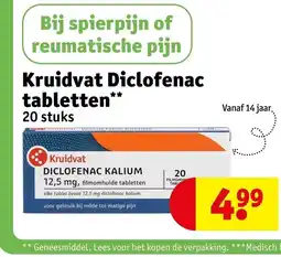 Kruidvat Kruidvat Diclofenac tabletten aanbieding