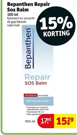 Kruidvat Bepanthen Repair SOS Balm aanbieding