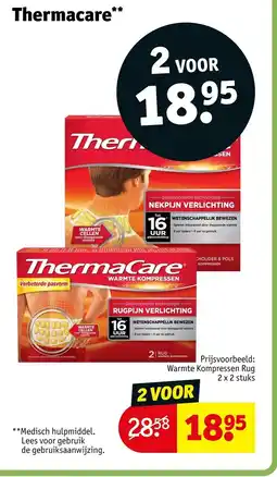 Kruidvat Thermacare Warmte Kompresen aanbieding