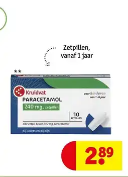 Kruidvat Kruidvat Paracetamol aanbieding
