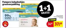 Kruidvat Pampers babydoekjes aanbieding