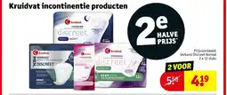 Kruidvat Kruidvat incontinentie producten aanbieding
