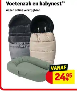 Kruidvat Voetenzak en baby nest aanbieding