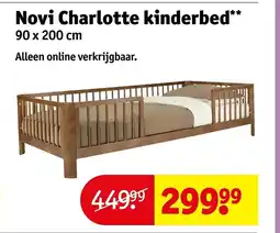 Kruidvat Novi Charlotte kinderbed aanbieding