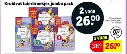 Kruidvat Kruidvat luierbroekjes jumbo pack aanbieding
