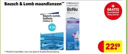 Kruidvat Bausch & Lomb maandlenzen aanbieding