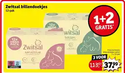 Kruidvat Zwitsal billendoekjes aanbieding