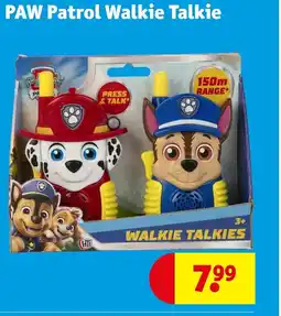 Kruidvat PAW Patrol Walkie Talkie aanbieding