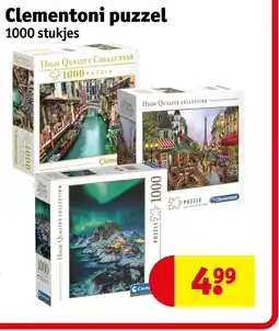 Kruidvat Clementoni puzzel aanbieding