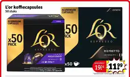 Kruidvat L'or koffiecapsules aanbieding