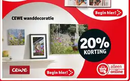 Kruidvat CEWE wanddecoratie aanbieding