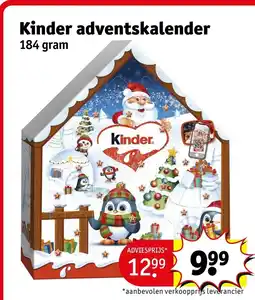 Kruidvat Kinder adventskalender aanbieding