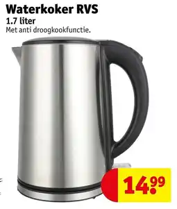 Kruidvat Waterkoker RVS aanbieding