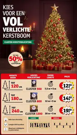 Kruidvat Cluster kerstverlichting aanbieding