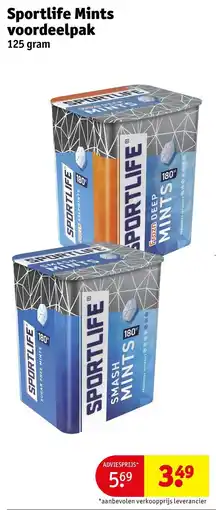 Kruidvat Sportlife Mints Voordeelpak aanbieding