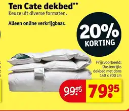 Kruidvat Ten Cate dekbed aanbieding