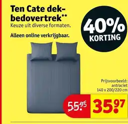 Kruidvat Ten Cate dekbedovertrek aanbieding