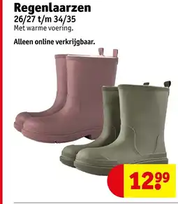Kruidvat Regenlaarzen aanbieding