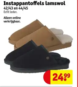 Kruidvat Instappantoffels lamswol aanbieding