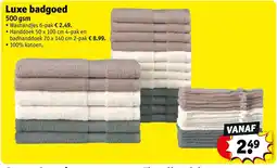 Kruidvat Luxe badgoed aanbieding
