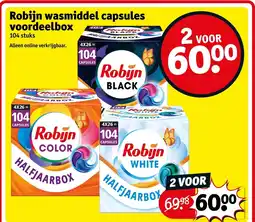 Kruidvat Robijn wasmiddel capsules aanbieding