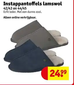 Kruidvat Instappantoffels lamswol aanbieding