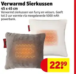 Kruidvat Verwarmd Sierkussen aanbieding