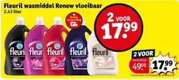 Kruidvat Fleuril Wasmiddel Renew Vloeibaar aanbieding