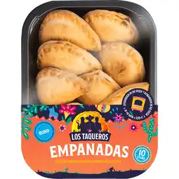 Dekamarkt Los Taqueros Empanadas gekruide gehakt 10 stuks aanbieding