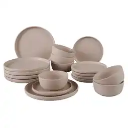 Action Serviesset - mat taupe aanbieding