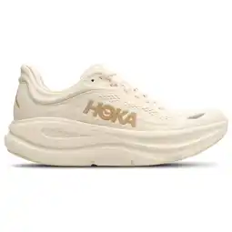 Foot Locker Hoka Bondi 9 Sneakers Dames - Beige - Maat 37 1/3 - Mesh/Synthetisch aanbieding