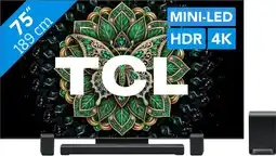 Coolblue TCL QD Mini-led 75 C69K Pro (2026) + TCL S65K aanbieding