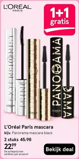 Etos L'Oréal Paris mascara aanbieding