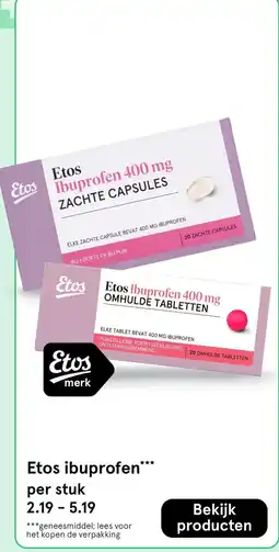Etos Etos ibuprofen aanbieding