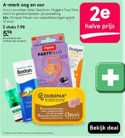 Etos Alpine Partyplug aanbieding
