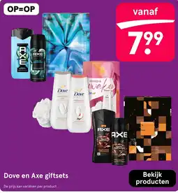 Etos Dove en Axe giftsets aanbieding