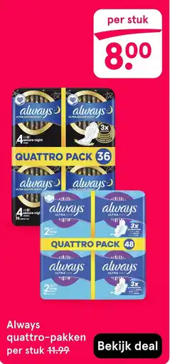 Etos Always quattro-pakken aanbieding
