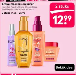 Etos Elvive maskers en kuren aanbieding