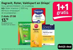 Etos Dagravit, Roter, Valdispert en Shiepz aanbieding