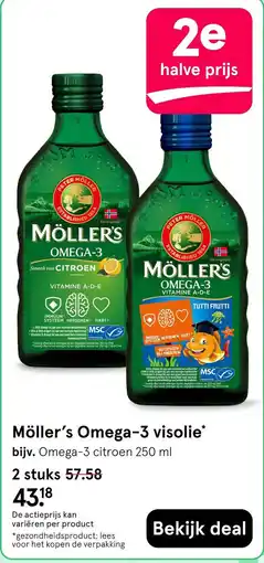 Etos Möller's Omega-3 visolie aanbieding