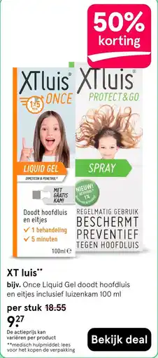 Etos XTluis once liquid gel aanbieding