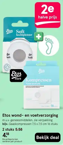 Etos Etos wond- en voetverzorging aanbieding