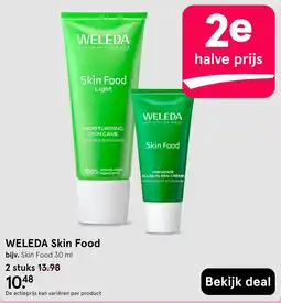 Etos Weleda Skin Food aanbieding