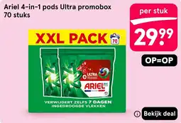 Etos Ariel 4-in-1 pods Ultra aanbieding