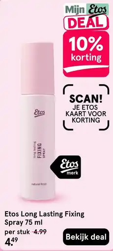 Etos Etos Long Lasting Fixing Spray aanbieding