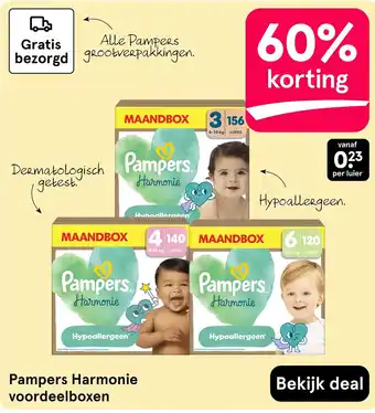 Pampers Harmonie voordeelboxen