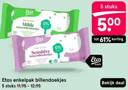 Etos Etos enkelpak billendoekjes aanbieding