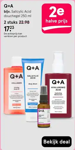 Etos Q+A salicylic acid douchegel aanbieding
