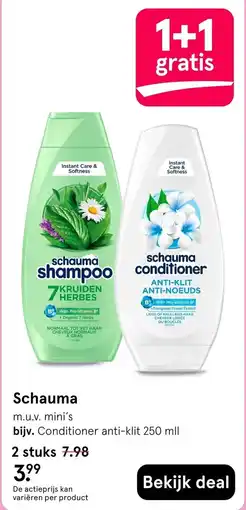 Etos Schauma shampoo 7 kruiden herbies aanbieding